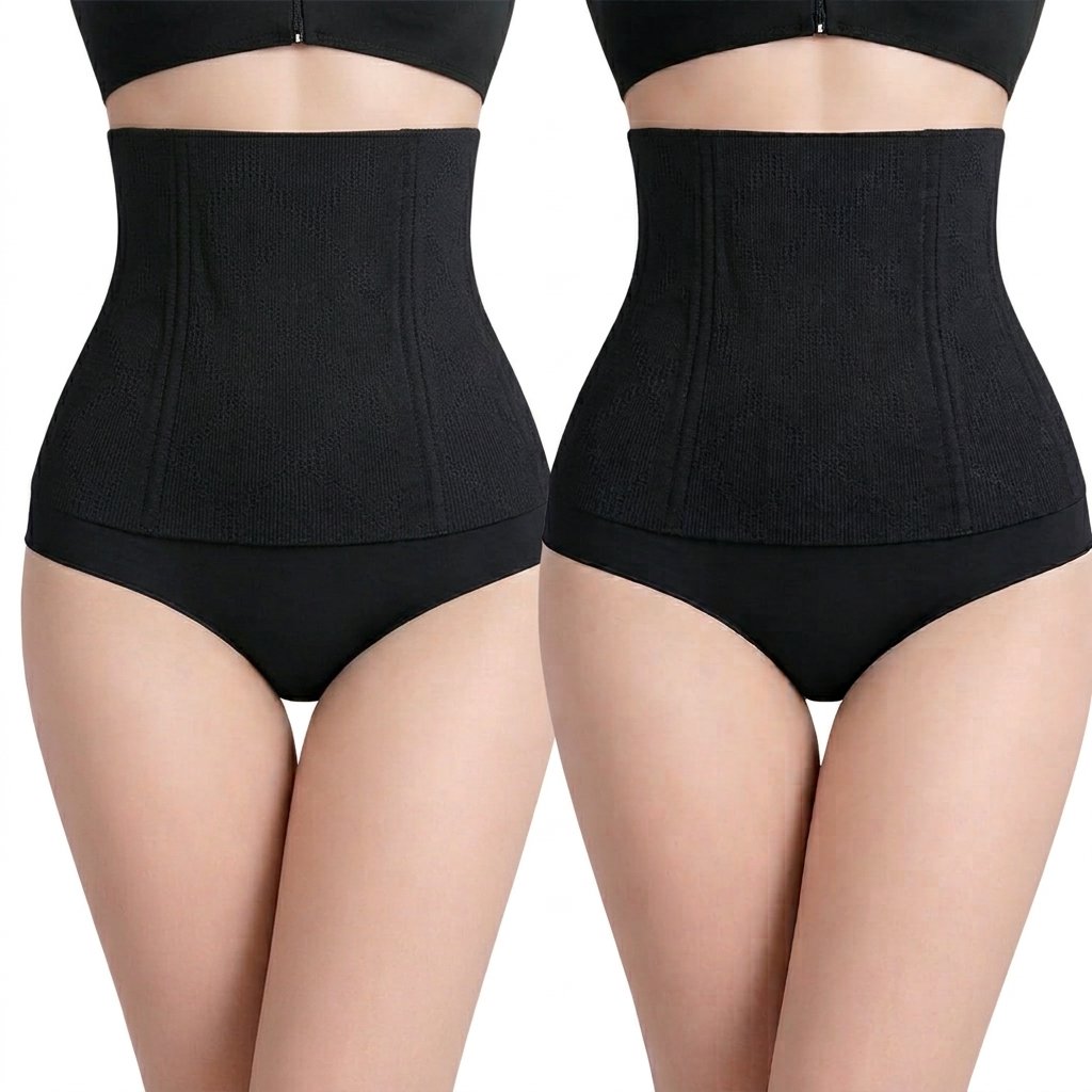 Seamless High-Waist Slimming Belt & Abdominal Shaper (Spandex + Cotton) - Image 2