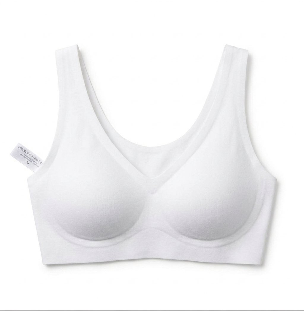 Seamless Breathable Net Air Bra with Cotton Fabric - Image 4