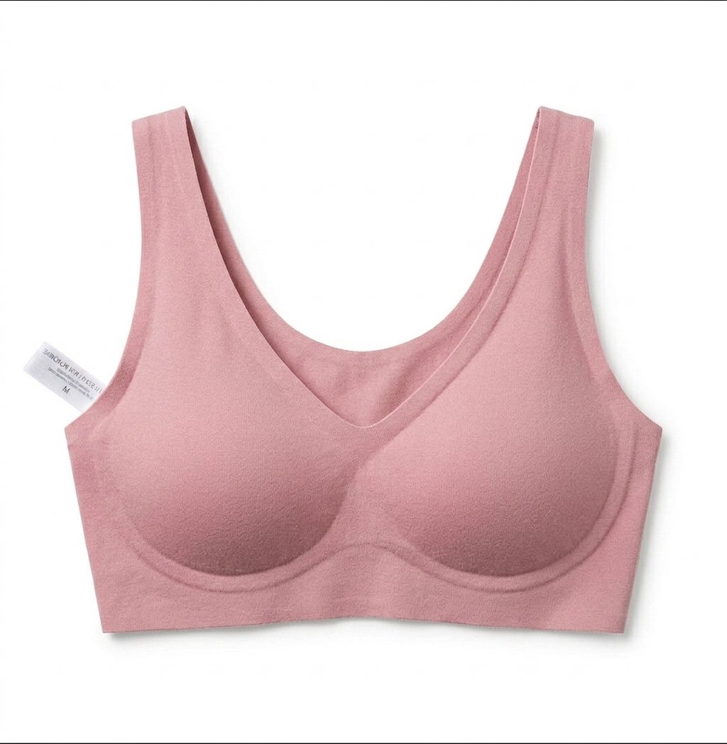 Seamless Breathable Net Air Bra with Cotton Fabric - Image 5