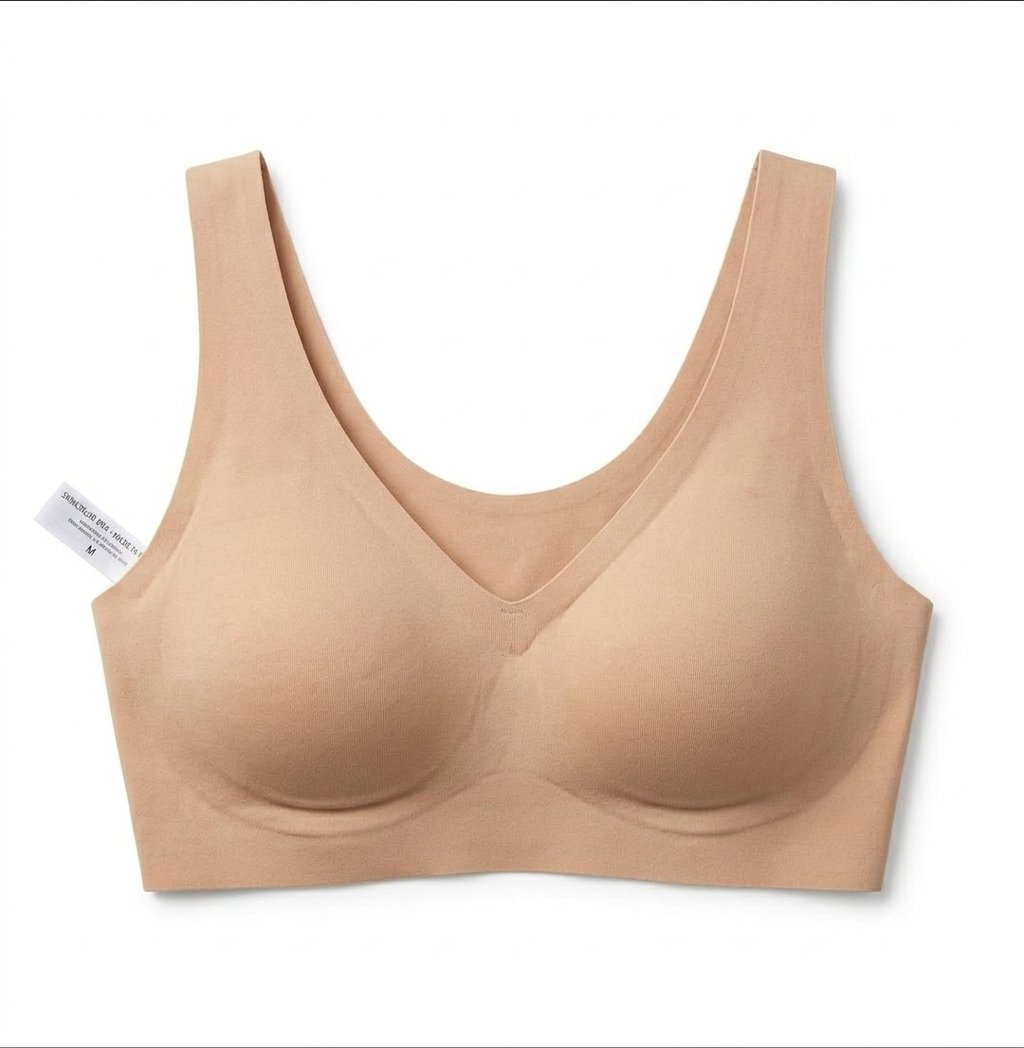 Seamless Breathable Net Air Bra with Cotton Fabric - Image 2